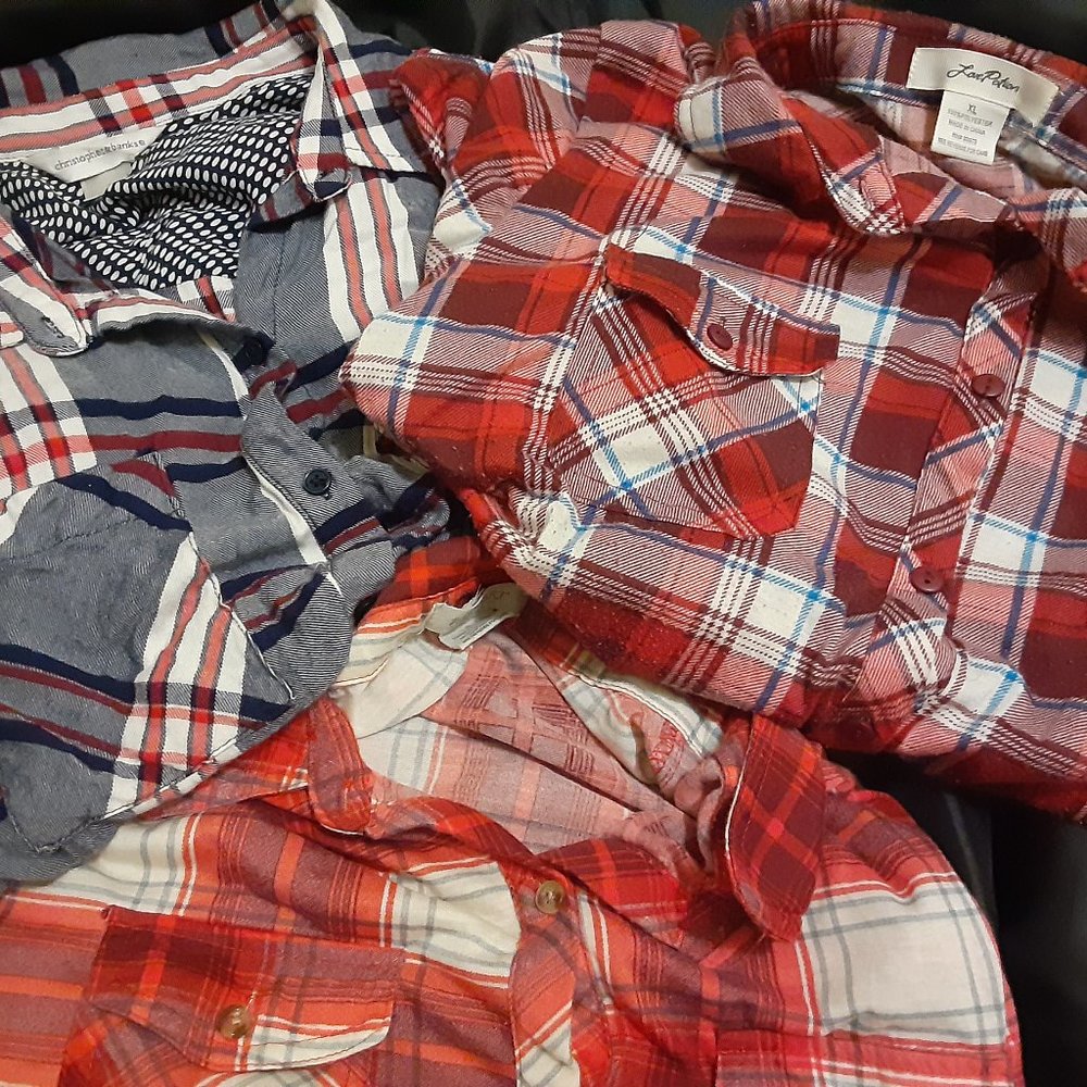 Womens Plaid Tops